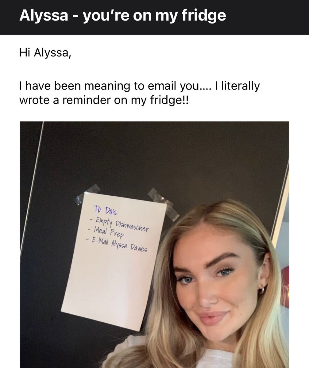 Alyssa Davies tweet media