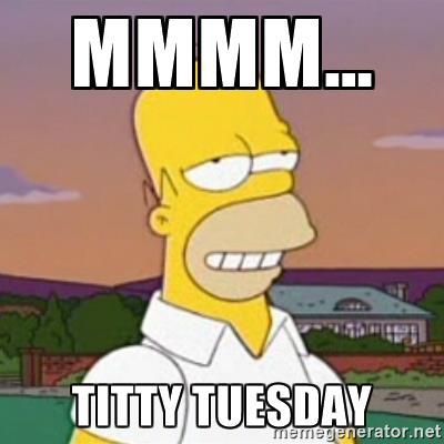 Drop titty Tuesday pics https://t.co/VY48TQMpFi