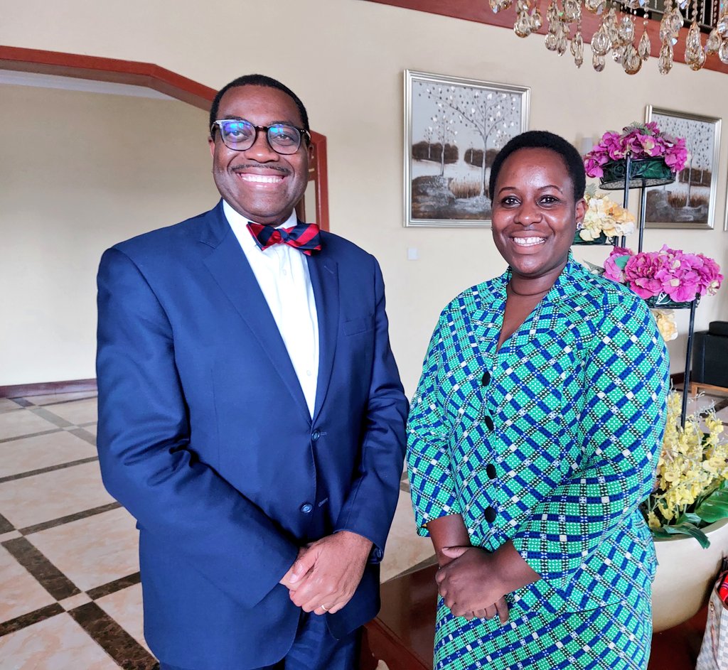 I am grateful for the opportunity to meet Dr @akin_adesina President @AfDB_Group and among other things proposed since 2022 is the Africa Nutrition Year we need an African Parliamentary Network on Nutrition under African #LeadersForNutrion Initiative #ALN? Humbled he said YES.