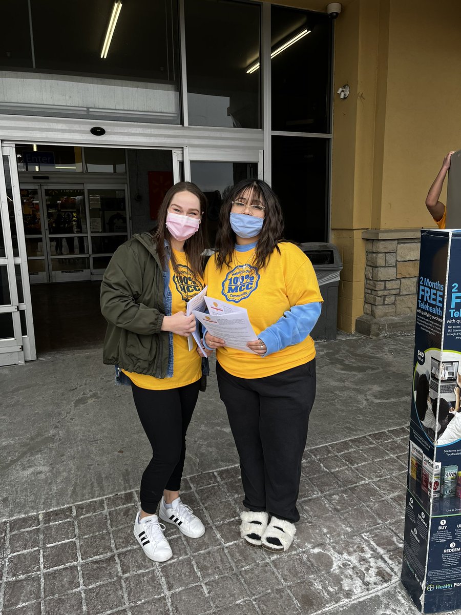 MCC serves!! Proud of the MCC students and staff today serving our community!!