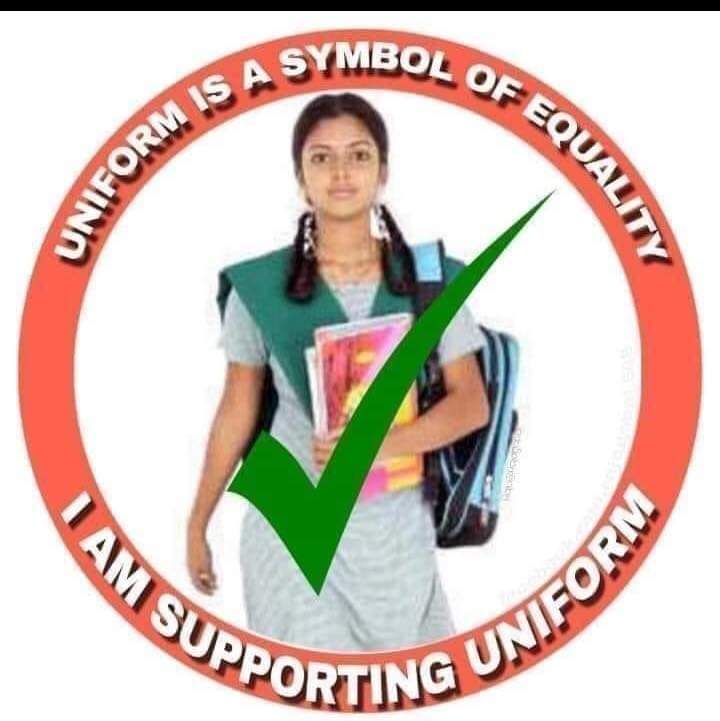 GahlautH's tweet image. UNIFORMS are for some reasons. 

#SupportUniformDressCode