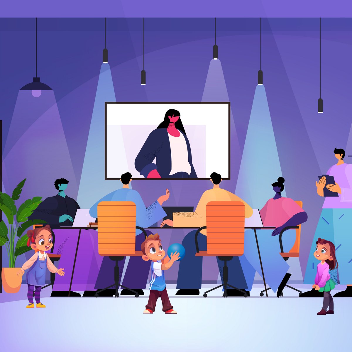It’s cute to say “Hi” to children when they peek into an important meeting. But, is it cute that the employee is constantly diverted to keep their children entertained throughout the call? As an employer, how do you handle this situation? 

#HumanResources #HR #remotework