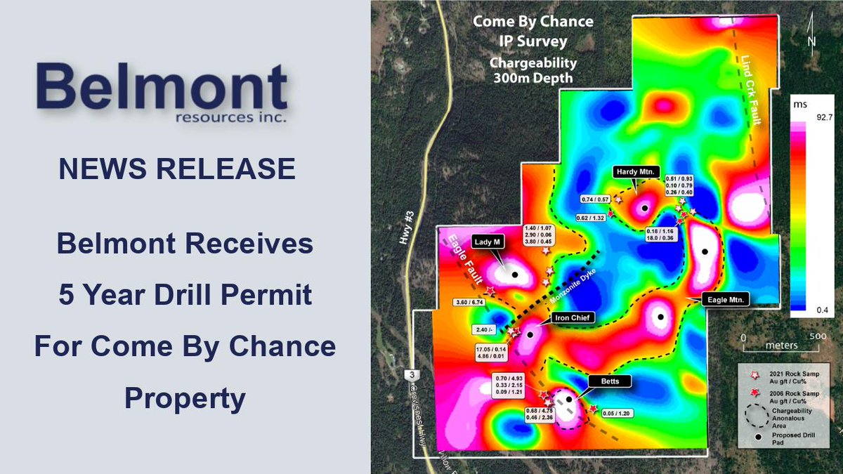 Belmont_Res's tweet photo. Glad to announce we received our 5year drill permit.
It's now time to get this Party Started! Watch Video: https://t.co/ye3pRrkKQ1 https://t.co/8qXrwep6Td