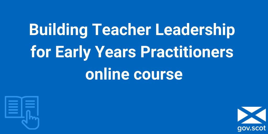 ELCScotGov's tweet photo. The @EISUnion &amp; @CofGCollege are offering a 2nd round of Building Teacher Leadership for Early Years Practitioners. This online, interactive course focuses on emotionally intelligent leadership &amp; communication skills for practitioners. 

Book your space ➡️ https://t.co/5r68zKCp1G https://t.co/qArD0MBiZI