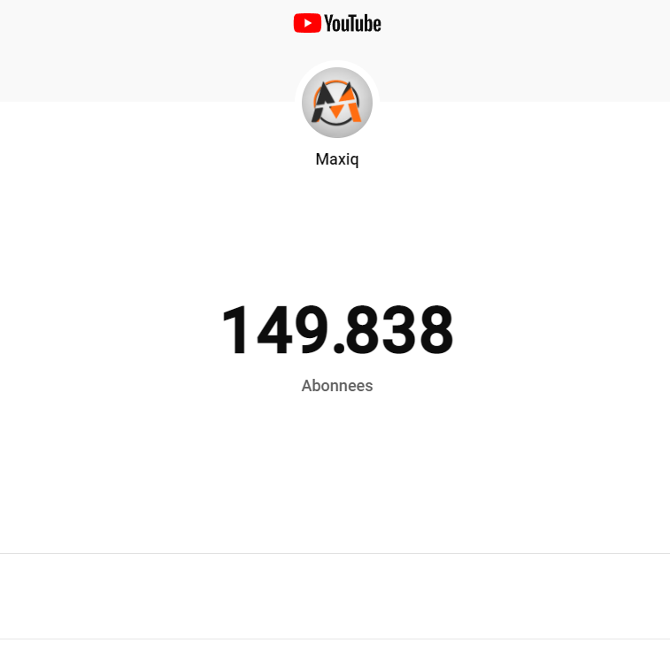 MaxiqYT's tweet photo. 150.000 Subscribers Tomorrow? 

Doing a 15 Hour Special Stream tomorrow on YouTube and hope we can hit this live on Stream https://t.co/fegm2VGP1l