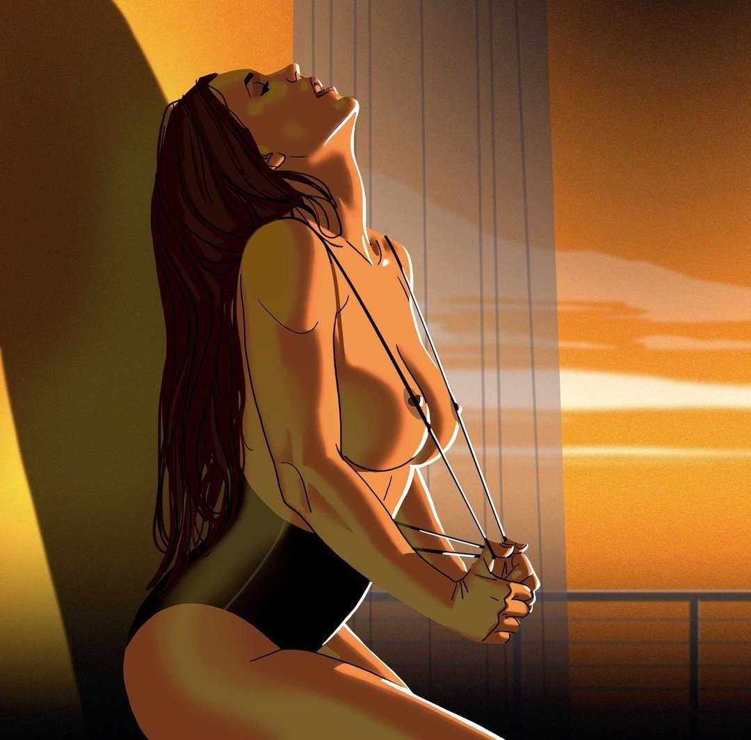 Surreal_Man's tweet photo. 🎨 Hot Summer, Gabriele Pennacchioli.

#sanat #art #drawing #illustration #eroticart https://t.co/yQLqT1glHy