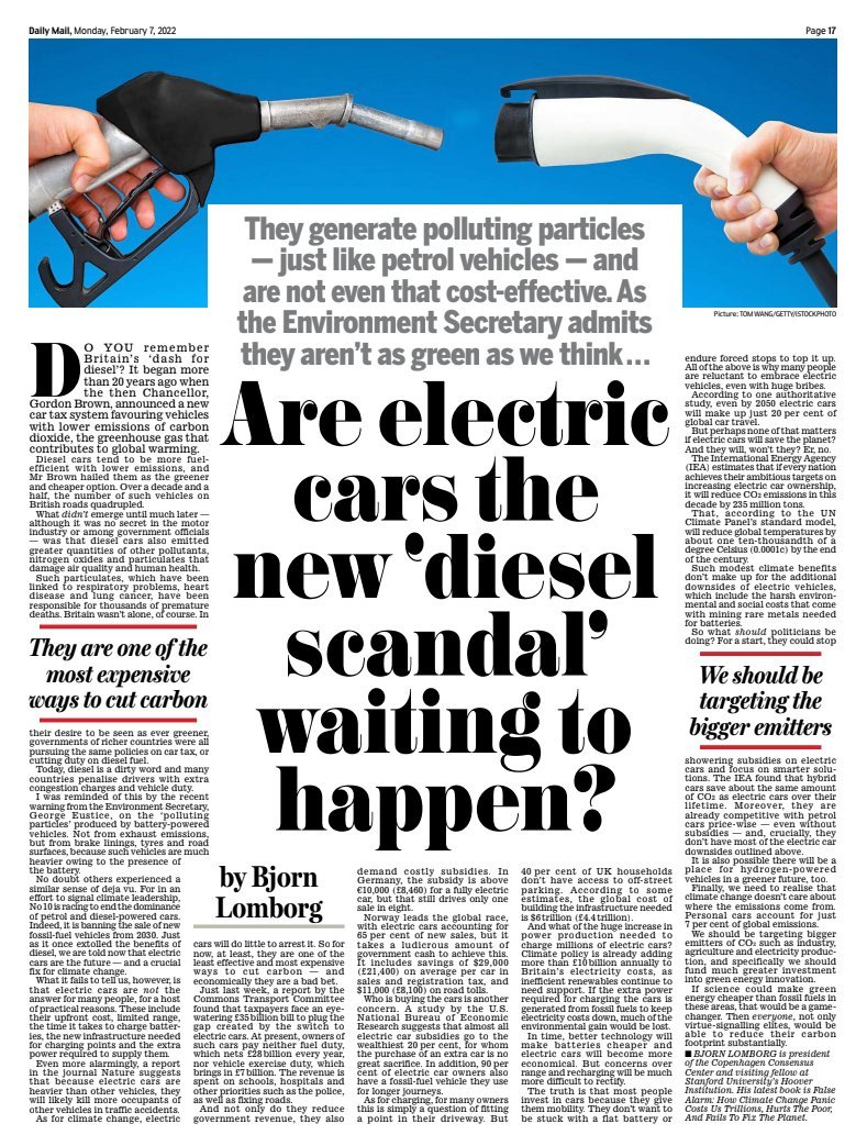Bjorn on Twitter "Electric cars only competitive with huge