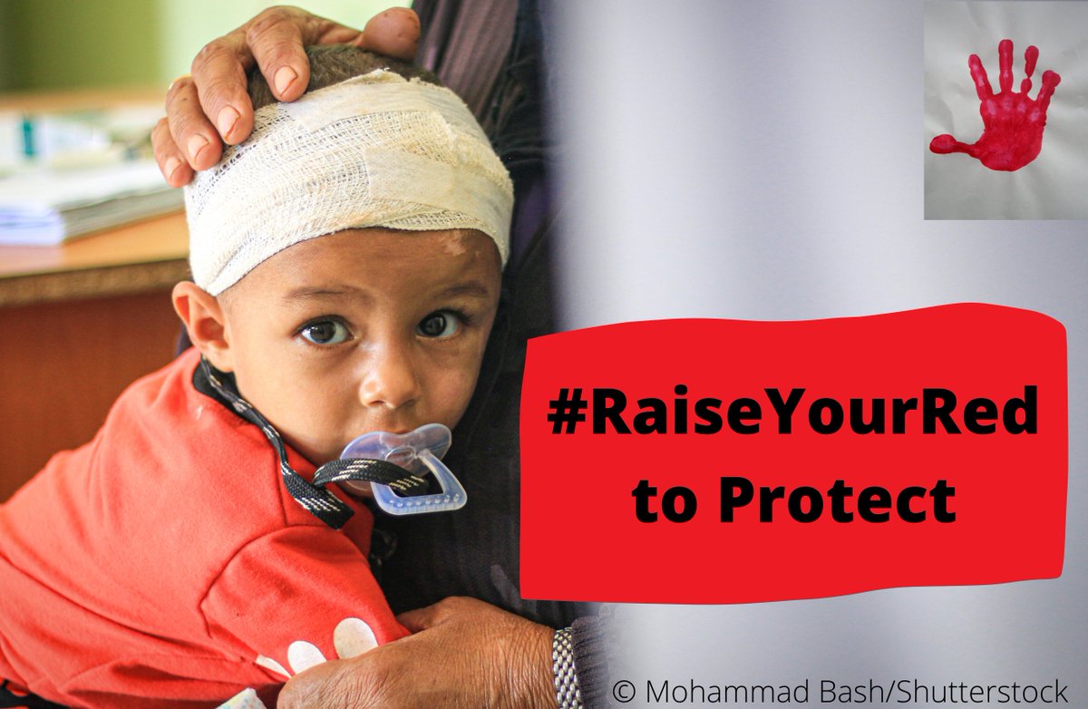 🔴🖐️This week we urge governments, <a href="/UN/">United Nations</a>, CSOs &amp; NGOs to #RaiseYourRed to commemorate the Int'l Day against the Use of #ChildSoldiers aka #RedHandDay. 

States should urgently sign on to and implement frameworks to protect children in conflict. 
#ChildrenNotSoldiers
