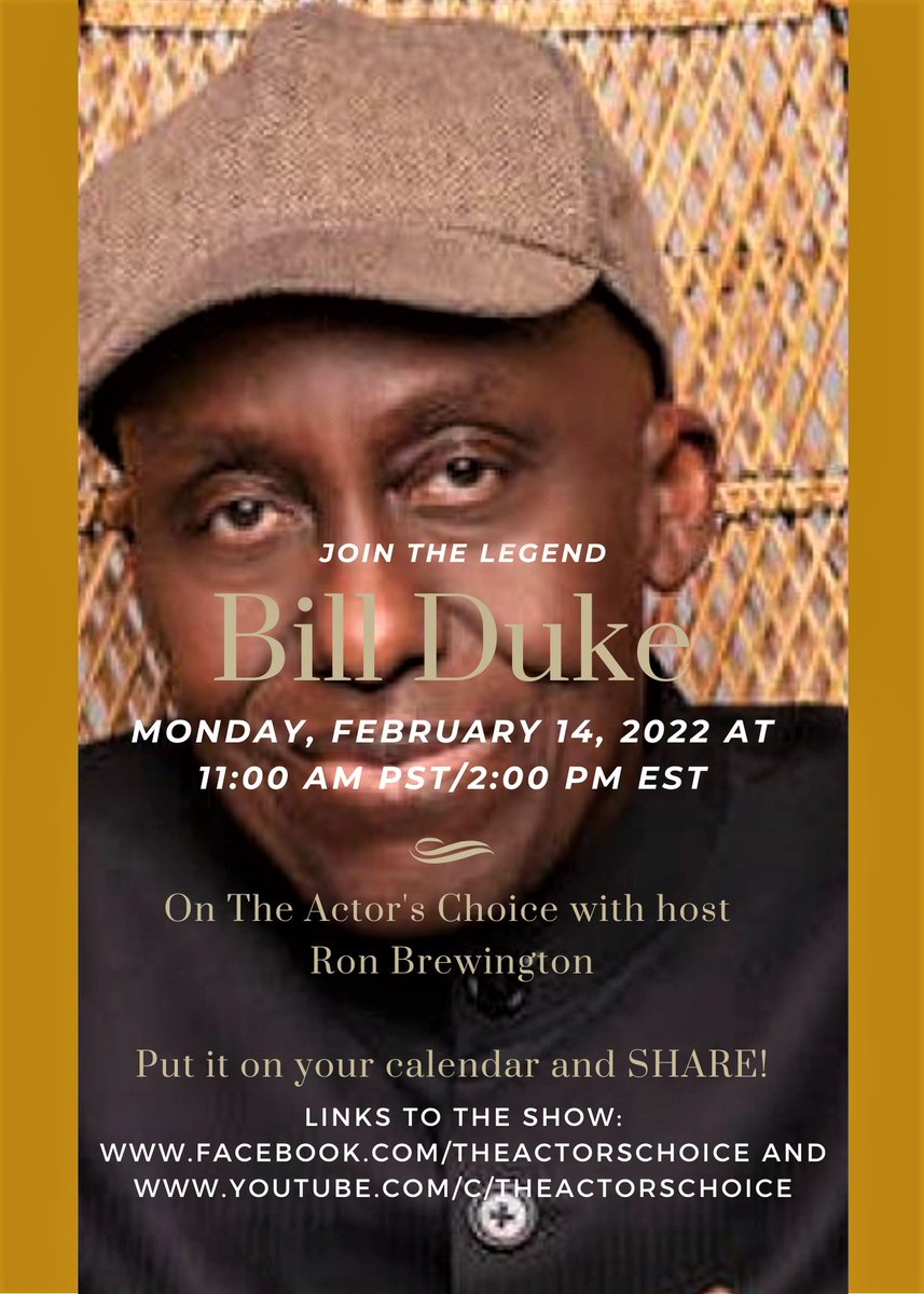 RealBillDuke's tweet photo. We're all showing THE man #BillDuke, some love during his global birthday month celebration. Join us and feel free to SHARE away! Link to the show: https://t.co/2uFrPngXxW 
#realbillduke #younitenetwork #birthdaymonth #TheActorsChoice  #Poughkeepsie #homecoming @sydthewriter https://t.co/u0nyiEagNL