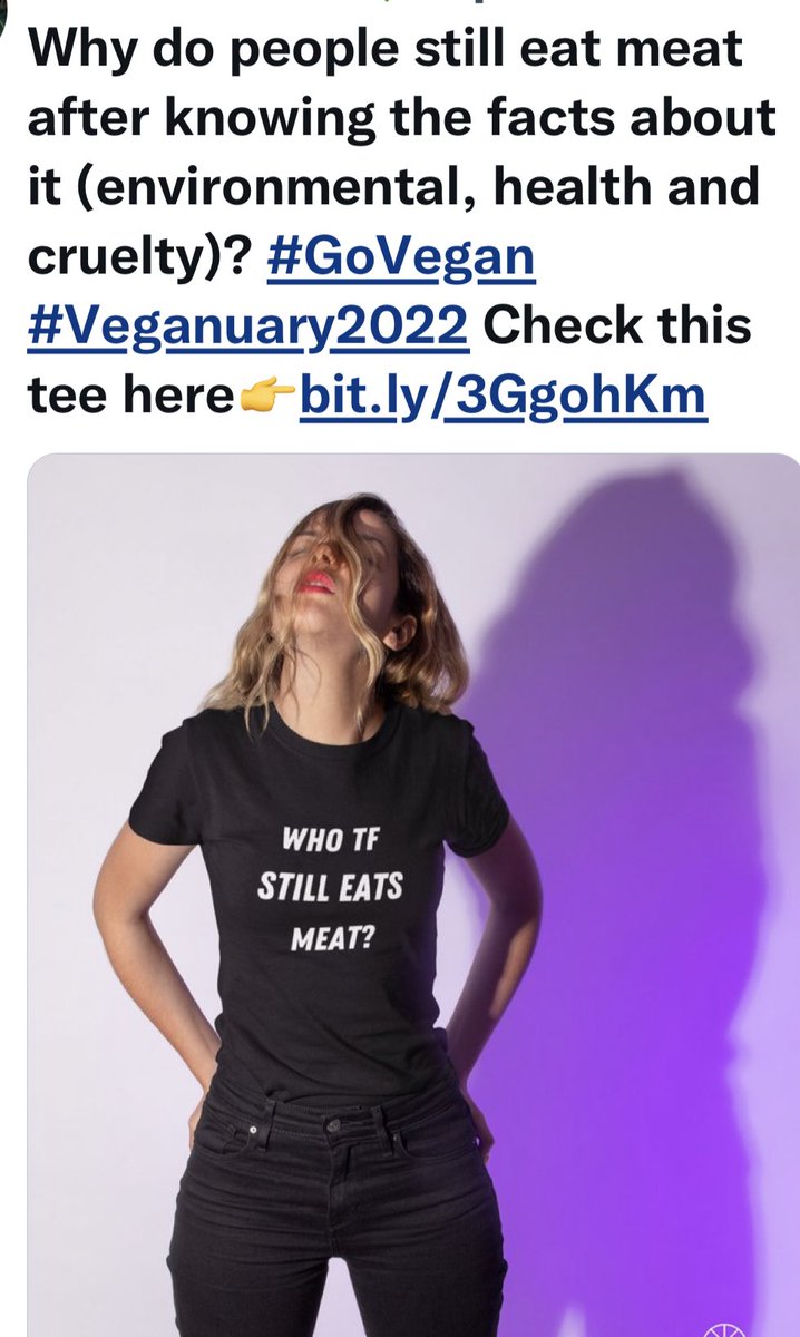 Paige9899's tweet photo. What intelligent person still #EatsMeat!?! None that I know of. #VeganForCompassion https://t.co/gWSTy38yAT