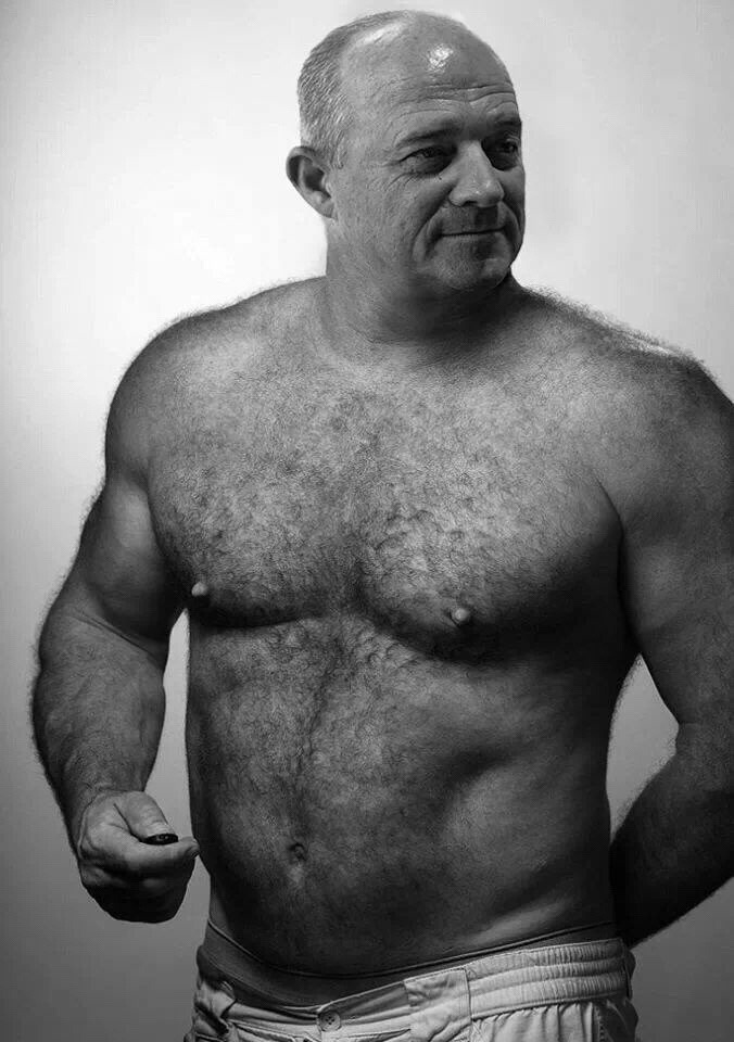 дэдди беар. Silver muscle bear. толстый волосатый мужик. брутальный реднек. гуннар дэдди.