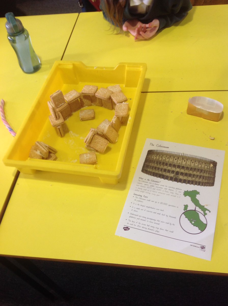 Here are some of our biscuit models of the 7 wonders of the world! The children had to show great perseverance as they built and rebuilt their models using custard creams and frosting. @teammanorgreen #custardcreamwonders