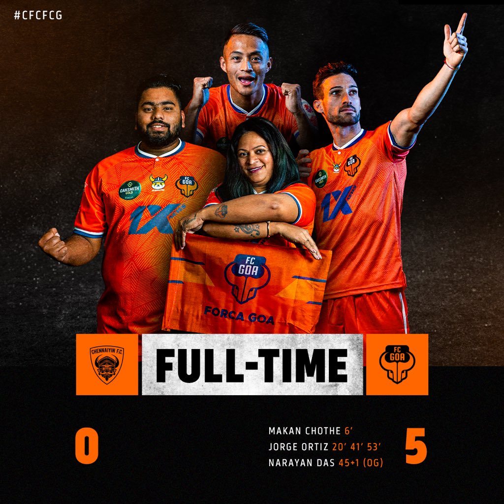 FCGoaOfficial's tweet photo. #ForcaFansFeb kicks off in style! Dear fans that was for you 🧡🥰👏🏻

#ForcaGoa #AmcheGaurs #CFCFCG #HeroISL #ForcaFans https://t.co/PDwekgwclO