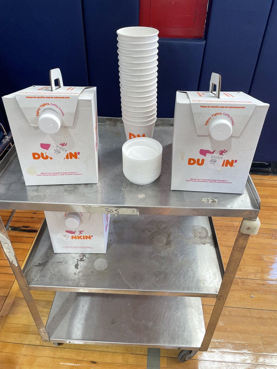 Glad we can finally treat Ms. Ondrof’s P3 English class to their prize from the Blessing Bag collection!! <a href="/MsOndrof/">Ms. Ondrof</a> <a href="/pthsnation/">Pequannock Township High School</a>  ☕️