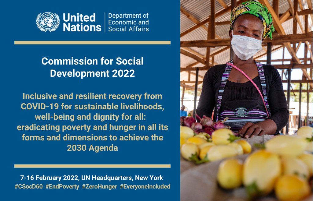 📌HOY
⏰15:00 horas #NYC / 17:00 horas #Chile
<a href="/MarioCimoli/">Mario Cimoli</a>, Secretario Ejecutivo Adjunto de la #CEPAL, participa en diálogo interactivo con altos funcionarios <a href="/ONU_es/">Naciones Unidas</a>, en el marco del 60º período de sesiones de la Comisión de Desarrollo Social #CSocD60.
📺bit.ly/3BnvTKp