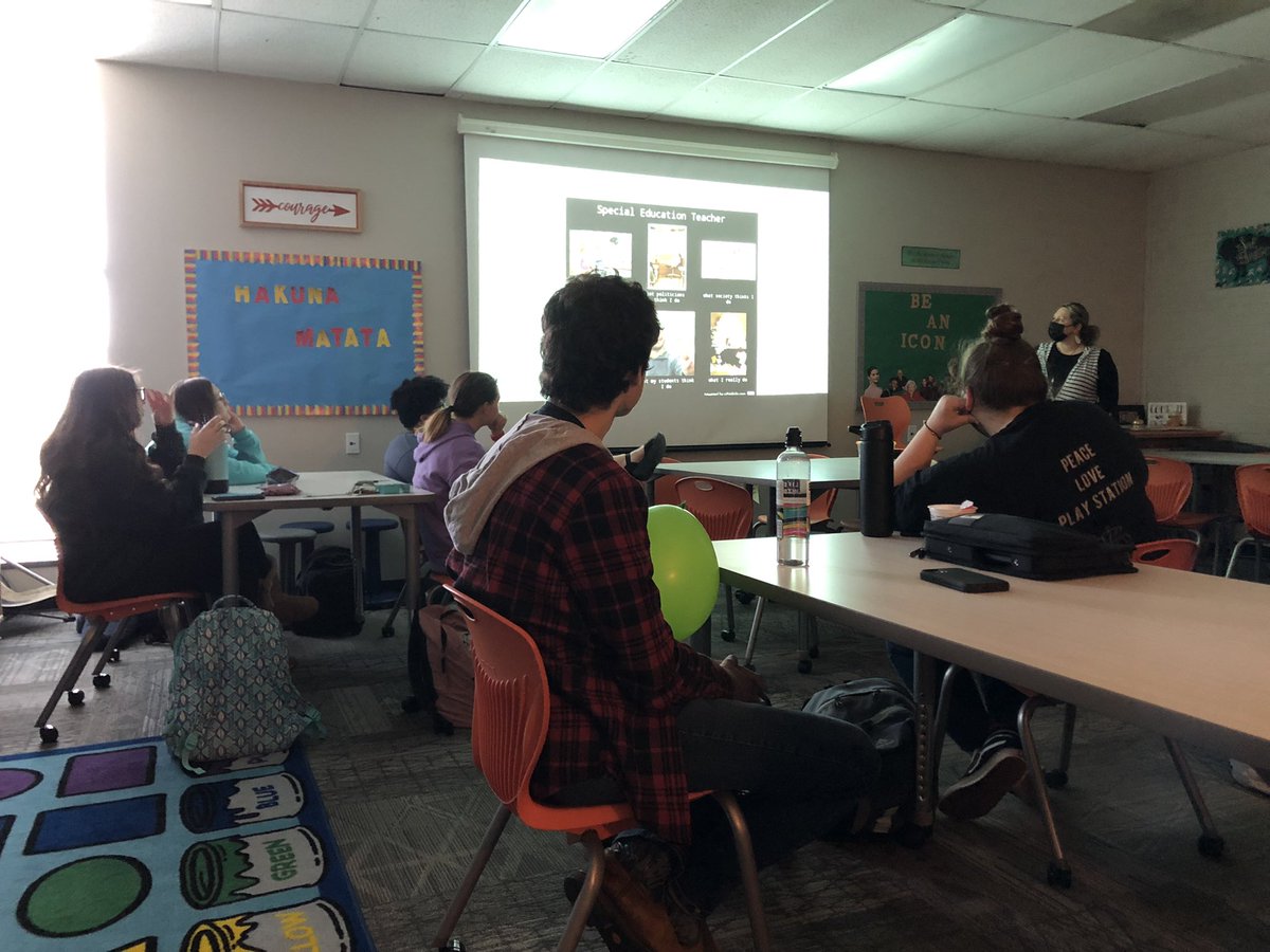 MrsQuenette's tweet photo. Thanks, Mrs. Lare!  We enjoyed learning about “A Day in the Life of a Special Education Teacher.” https://t.co/8dD8cigKQr
