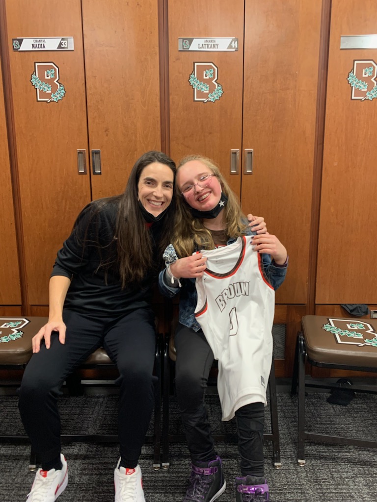 Brown Women’s Basketball (@brownu_wbb) on Twitter photo A great night last night! Not only did we pick up the win vs. Dartmouth, we also presented our <a href="/GoTeamIMPACT/">Team IMPACT</a> teammate Charlee with her new uniform! ❤️🐻🏀 A great night last night! Not only did we pick up the win vs. Dartmouth, we also presented our <a href="/GoTeamIMPACT/">Team IMPACT</a> teammate Charlee with her new uniform! ❤️🐻🏀