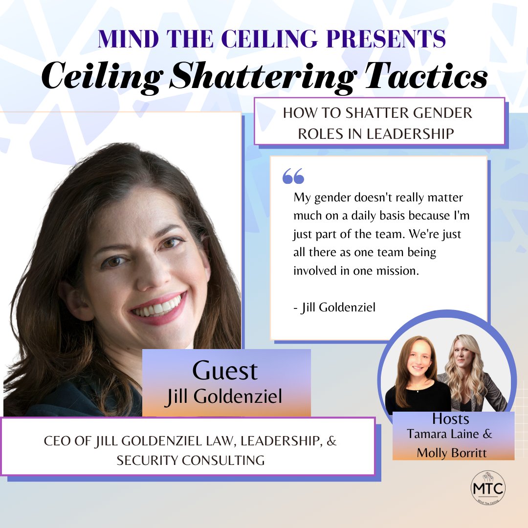 Do you want to shatter the glass ceiling?
Do you want to empower others to do so?

Learn the secret on the <a href="/MindTheCeiling/">MindTheCeiling</a> Podcast, hosted by <a href="/TamaraLaine/">Tamara Laine</a>! I discuss how to shatter gender roles in #leadership. #miltwitter #lawtwitter #academictwitter 
buff.ly/339FsQn