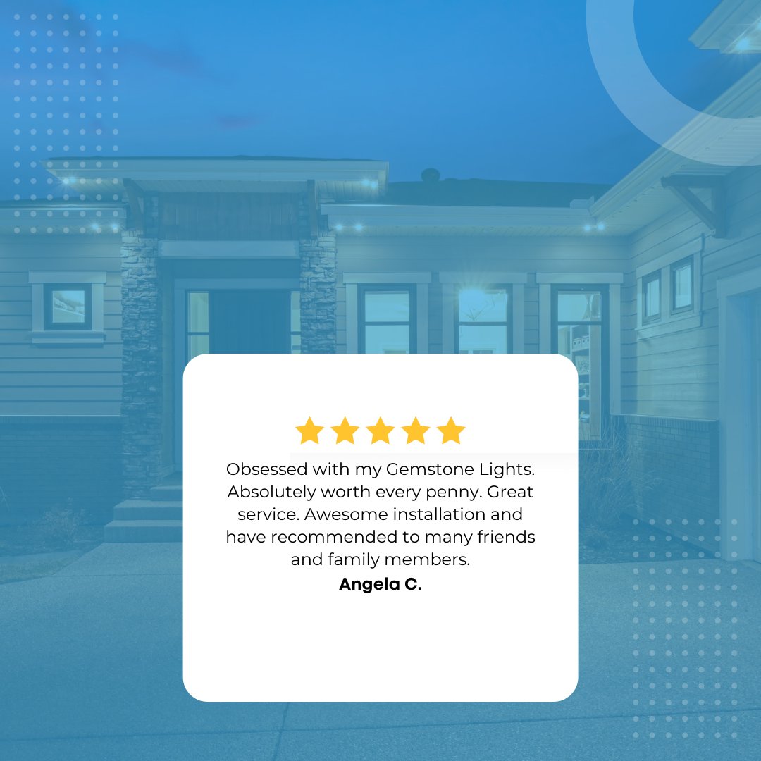 Thank You, Angela!

Learn more at gemstonelights.com