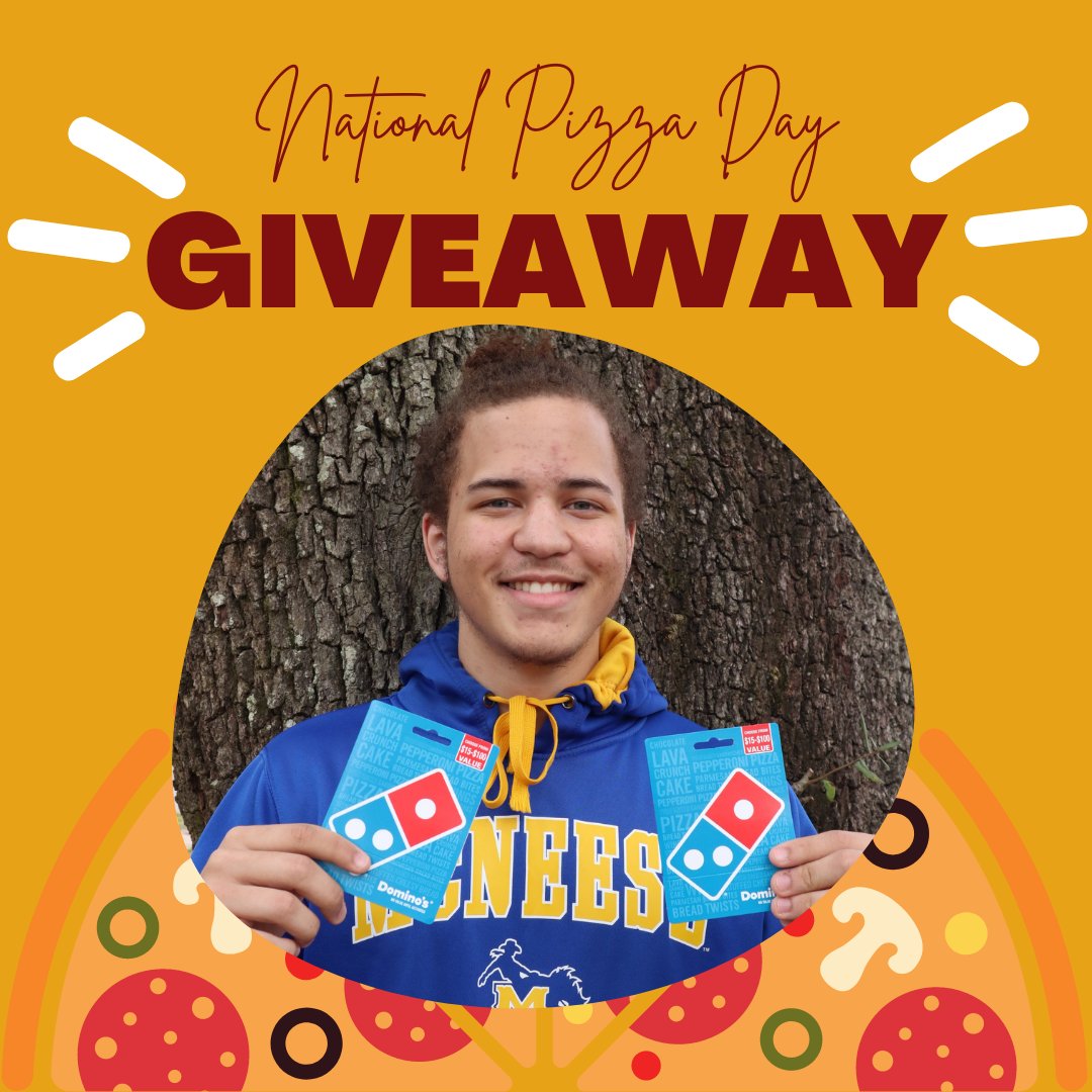 It's National Pizza Day! To celebrate, we are giving away TWO Domino's gift cards! You know the drill... comment your favorite pizza toppings and tag a friend below to be entered to win! 🍕 #McNeeseHousing #HomeAwayFromHome #PizzaGiveaway