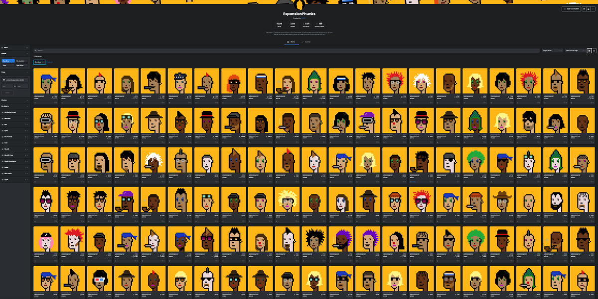 xPhunks's tweet photo. WE ARE OFFICIALLY UPDATED ON @OPENSEA!! 🎉🙌
 💛🟨💛🟨💛🟨💛🟨💛🟨💛🟨💛🟨💛🟨💛🟨💛
#AmberAlert #YellowArmy #xPhunks #NFTCommunity https://t.co/6hxdfnUkUZ