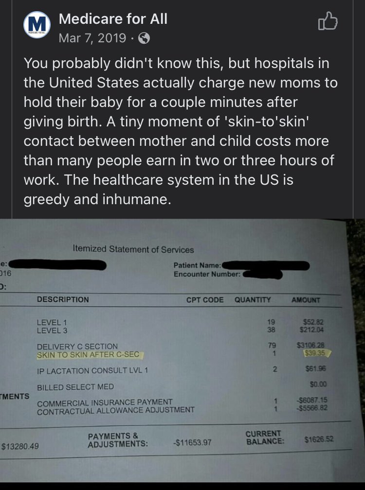 trainwreckhere's tweet photo. Seen this today. 😤 

I’d be curious to know if this is all hospitals or not. My experience with the hospital I gave birth to my son in was terrible all the way around. https://t.co/h9QtkvlukH