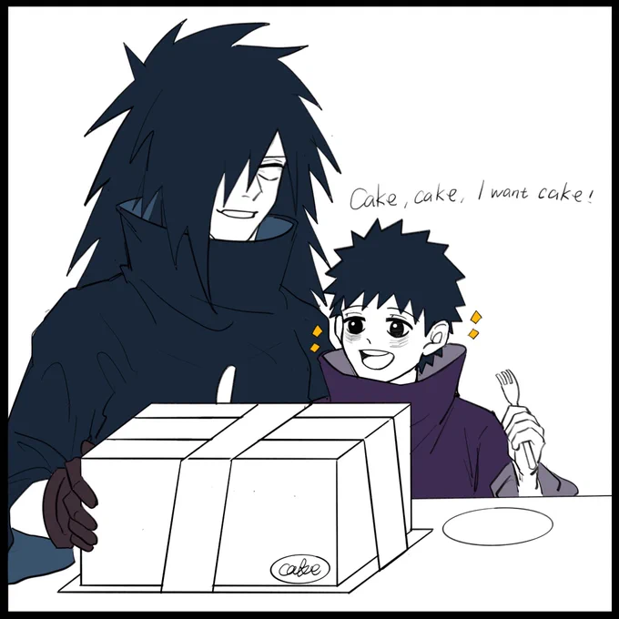 Happy birthday !
Enjoy your birthday cake!
#うちはオビト誕生祭2022
#うちはオビト生誕祭2022 