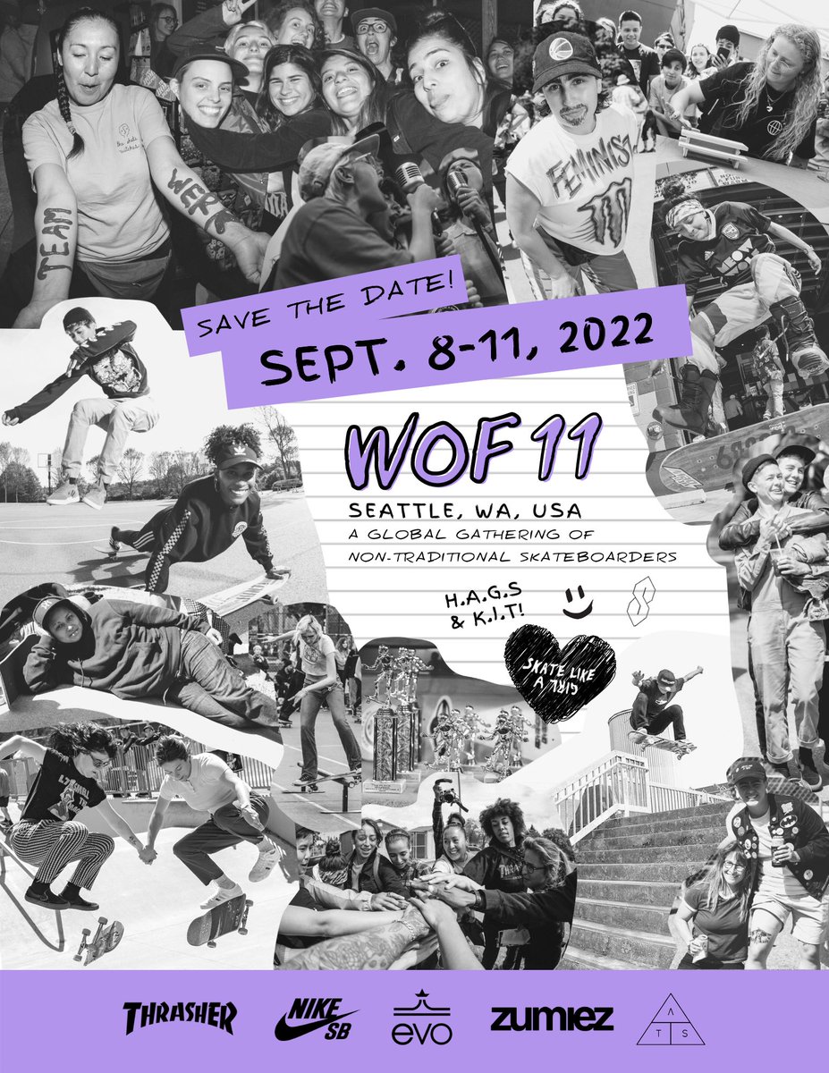 Whether you’re a first year skater or a seasoned alum, you’re invited to the one reunion we’ve all been waiting for… Wheels of Fortune 11 - See you in Seattle Sept 8-11th!  #WheelsofFortune11 #WOF11 #SkateLikeaGirl