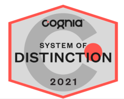 Congratulations to the Coweta County School System for being recognized as a 2021 Cognia System of Distinction! Only 59 schools and 20 systems, of more than 1,200, received this recognition.  This is a community effort and we should all be proud of our amazing school system!