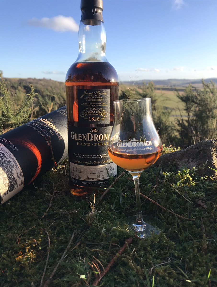 A wonderful Oloroso handfill looking south to where it was distilled. The Valley of the Brambles….selected by the brilliant <a href="/TheLadyBlender/">Dr. Rachel Barrie Hon. DSc.</a> We have an incredible exclusive day <a href="/Glendronach/">The Glendronach</a> as part of our <a href="/WhiskyHighland/">HighlandWhiskyAcademy</a> with <a href="/StewBenriach/">Stewart Buchanan</a> and Douglas Cook.