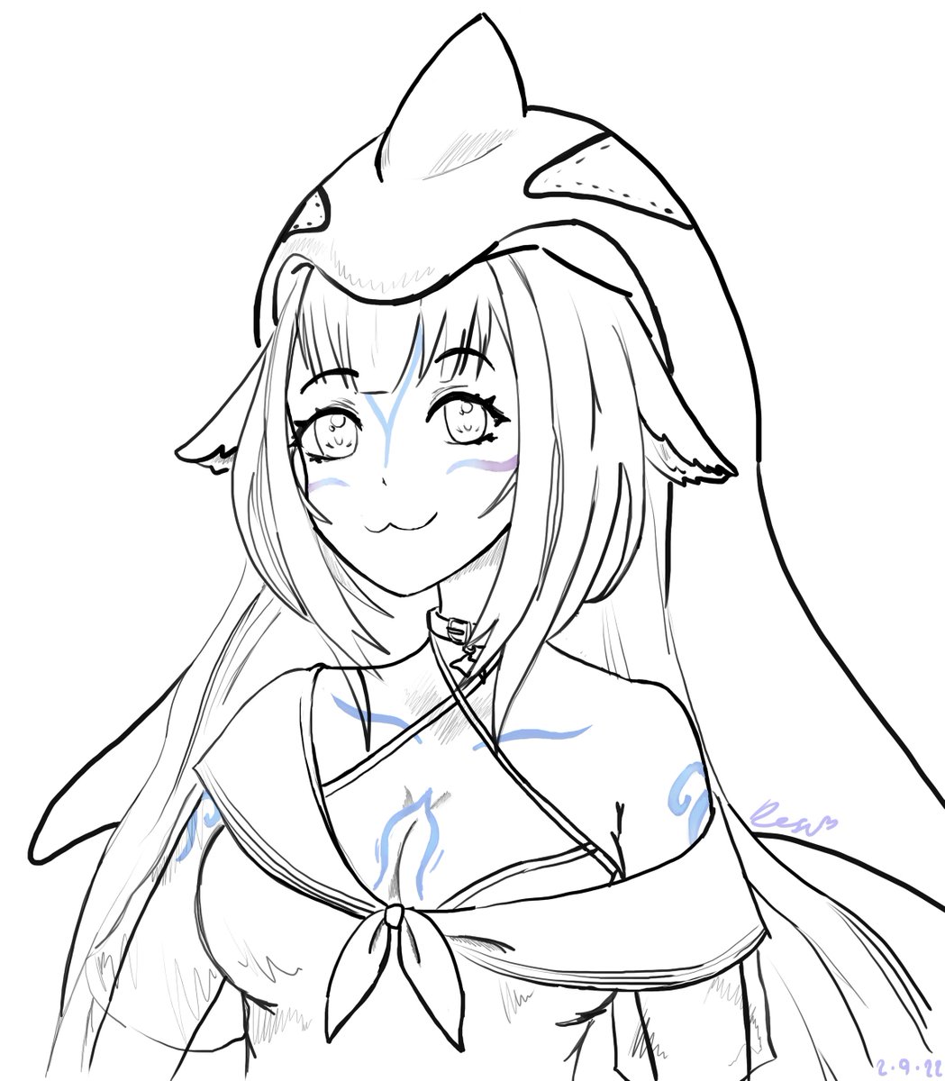 cheekydesu's tweet photo. fanart for my fav orcat vtuber ❤️ #ShylilyArt https://t.co/TnWXPFMMq3