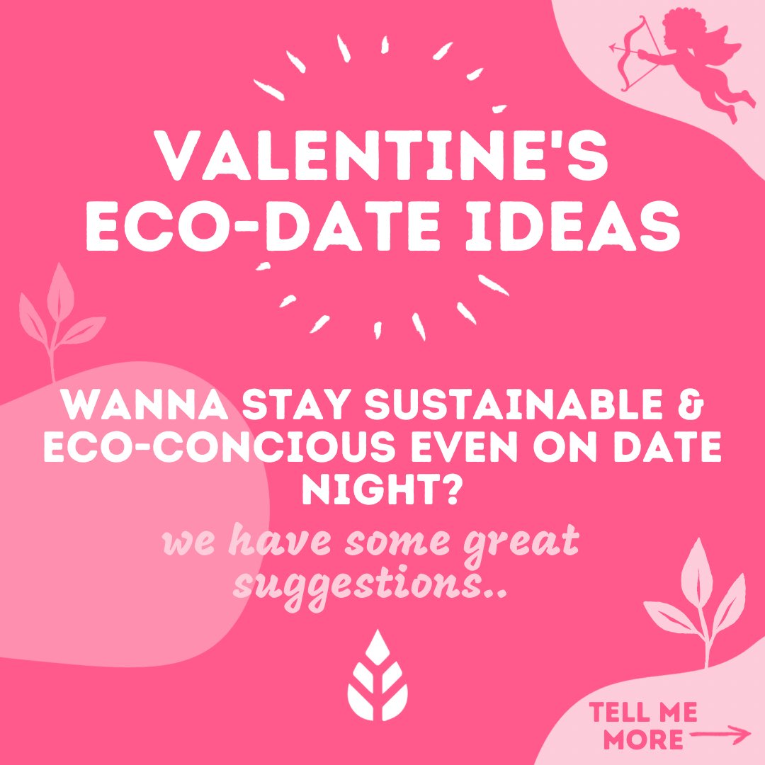 jungley_co's tweet photo. Valentine’s (or Galentines) Day is fast approaching!💞

So we’ve helped you out by coming up with some brilliant eco-friendly date ideas to suit your sustainable lifestyle!🌱

🌷Any other suggestions? ↓ https://t.co/WUtZN0aOjl