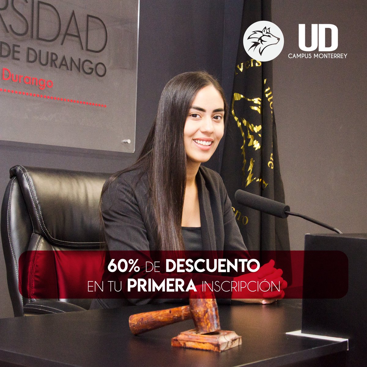 UD_Monterrey's tweet photo. ¡NO TE PIERDAS ESTA OPORTUNIDAD DE ESTUDIAR!
Obtén un 60% de descuento en tu primera inscripción y se parte de nuestra familia LOBO
Contamos con:
🐺 Licenciaturas
🐺 Ingeniería
🐺 Maestrías

Whatsapp: https://t.co/HKSFW33q5c
#SomosGrandes #SomosLobos #lobosMty https://t.co/cbWqUJL6il