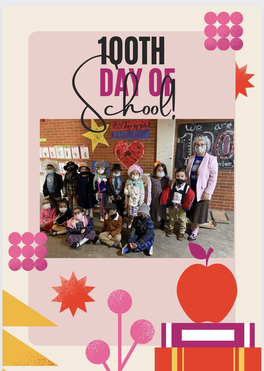 Carmen18106986's tweet photo. We are 100 days smarter!@NeffECC 🥰🤩🎉 #HISD100Days https://t.co/fD1kkIunbw