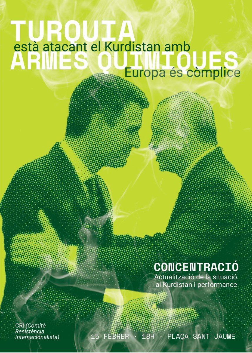 📢Des del 23 de abril de 2021 El estado turco está atacando la guerrilla kurda con armas químicas. + de 400 ataques han sido cometidos. Estas armas estan prohibidas internacionalmente pero sin embargo la respuesta de los estados es silencio y complicidad!

#RompamosElSilencio