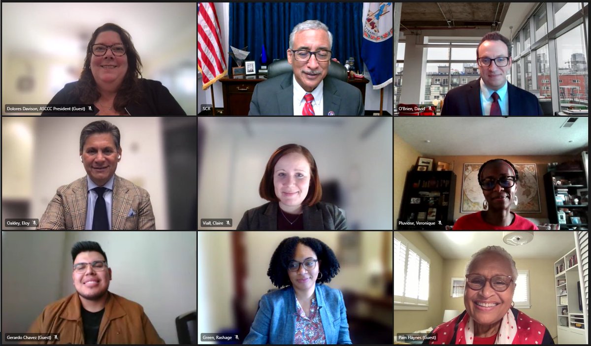 CCGRAdvocates's tweet photo. Chairman @BobbyScott, thank you for your bold leadership and for being a fierce advocate for @CalCommColleges. Investments to community colleges are key to strengthening our economy. Thank you and your @EdLaborCmte team for meeting with us! #CCCStrongforCA
@EloyOakley https://t.co/03MvKITVTY
