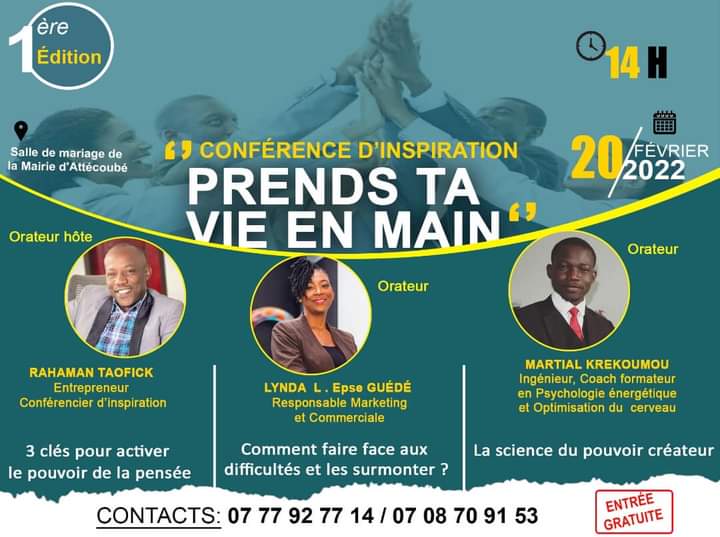 En 2022, je serai là où il faudra donner de la voix aux valeurs, 
Là où il faudra Inspirer pour transformer; dans les villes comme dans les champs, devant 02 ou devant 1000, avec le cœur.
#Inspiration #LeaderMindset