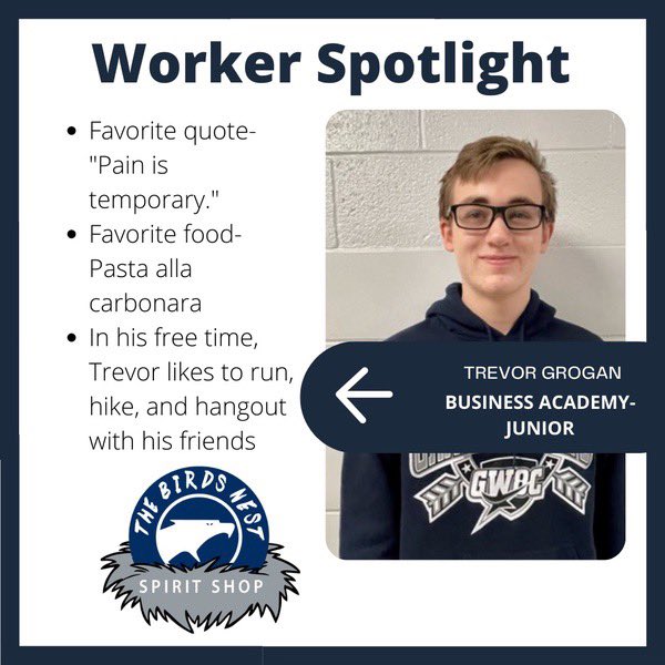 KCSBirdsNest's tweet photo. We are excited to feature our students that run/work our store for #WorkerWednesday https://t.co/aMY0GI6CL4