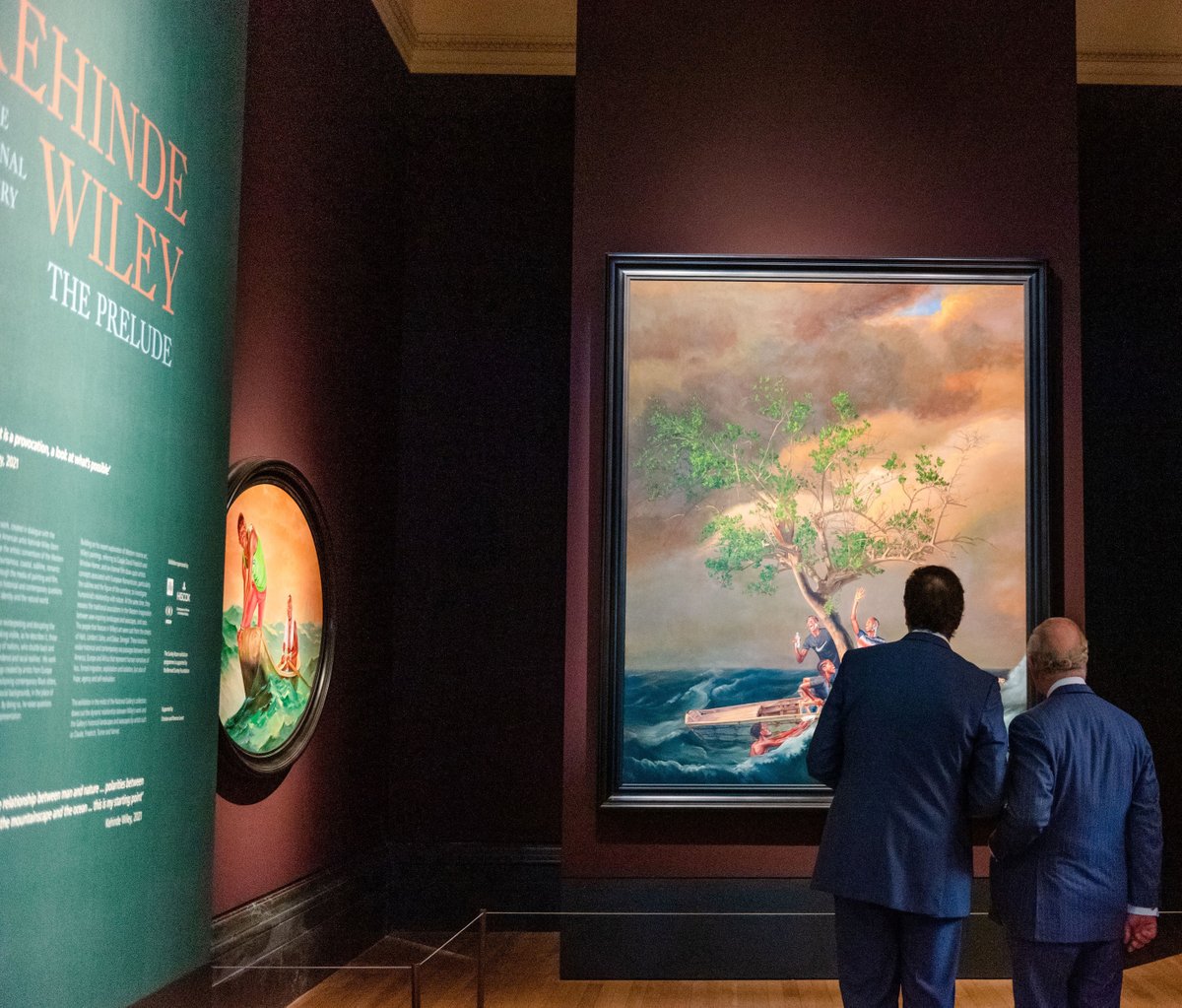 This morning, we were pleased to welcome our Royal Patron, HRH The Prince of Wales to the Gallery.

The Prince of Wales visited 'The Credit Suisse Exhibition: Dürer's Journeys' and 'Kehinde Wiley at the National Gallery: The Prelude': bit.ly/313RQuB

<a href="/ClarenceHouse/">Clarence House</a>