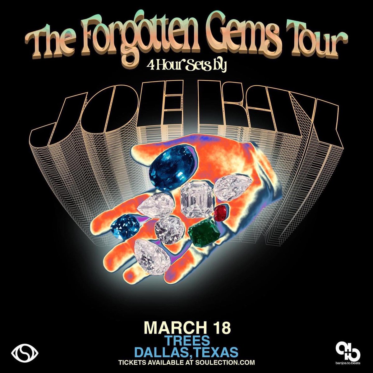 .<a href="/joekay/">JOE KAY</a> is back! Join us at <a href="/treesdallas/">TREES</a> on March 18 for a 4 hour journey with the godfather of <a href="/Soulection/">Soulection</a> . 

Tickets on sale now: bit.ly/joekay22