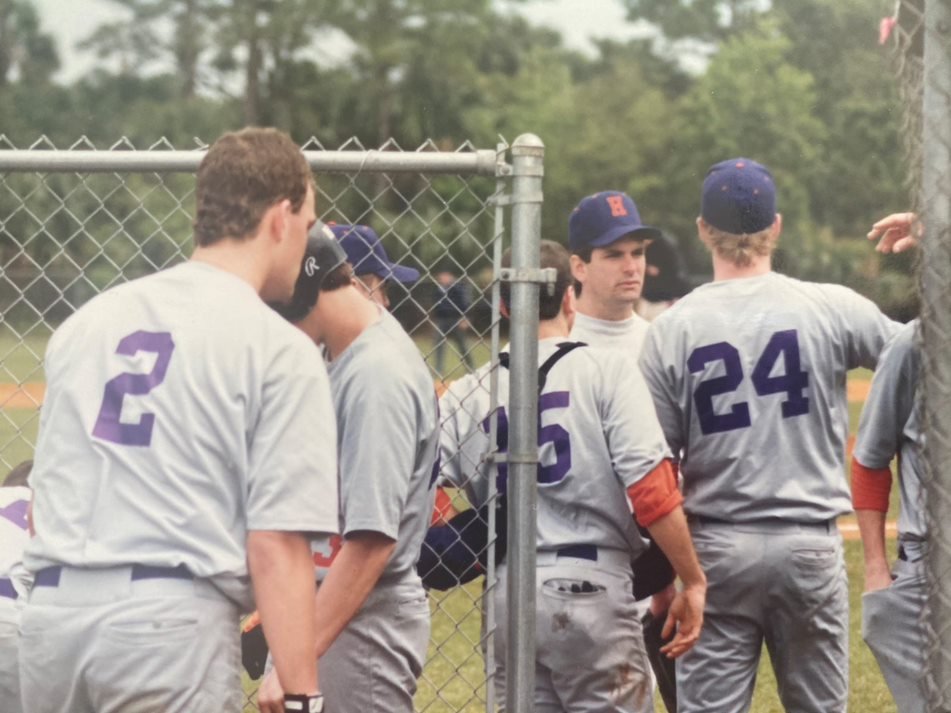 hobart_baseball's tweet photo. Nothing like a pitcher and catcher explaining what happened to their pitching coach @CoachCragg #HighStandardsOfHobart #BuiltDifferent https://t.co/GbIYVDpVrm