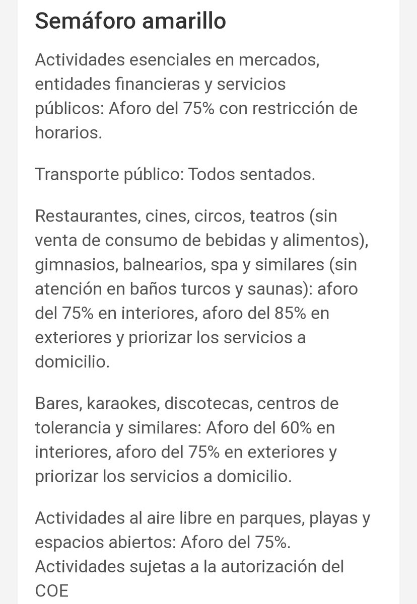 ATAEC_oficial's tweet photo. Nuevas resoluciones del #COENACIONAL en #Ecuador según semáforización en cantones y provincias del país #ATAEC🇪🇨 #ATAECInforma #ATAEC https://t.co/76tUo0KXyo