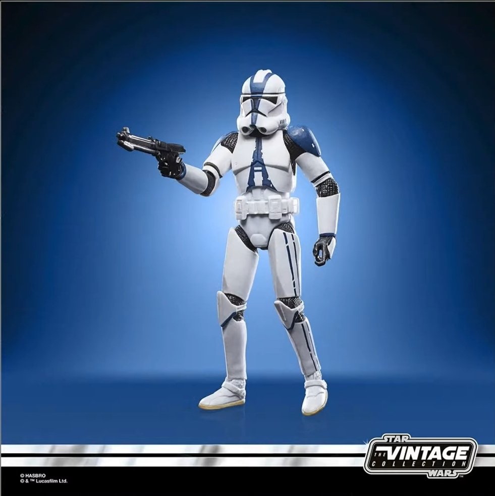 Nuevo Clone Trooper de la Legión 501 de la línea #TheVintageCollection 🤩

#FanFirstWednesday #HasbroPulse #StarWars