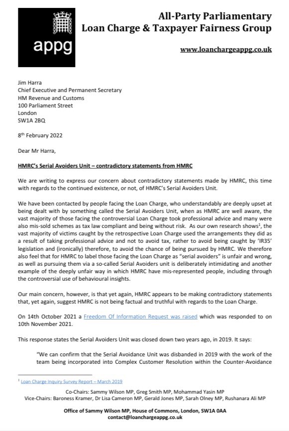 RazorLiteX's tweet photo. #RT @loanchargeAPPG: Once again @HMRCgovuk have made contradictory statements, this time about the existence of the Serial Avoiders Unit (that has been used to unfairly stigmatise some people facing the #LoanCharge). 

Such contradictory statements furth… https://t.co/9DJ053nuWY