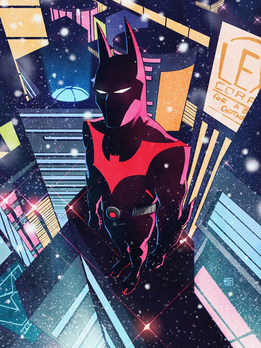 TheMarvelousMrC's tweet photo. I suppose it would be criminal if I didn't draw Batman Beyond at this point https://t.co/q98qbph0Hq