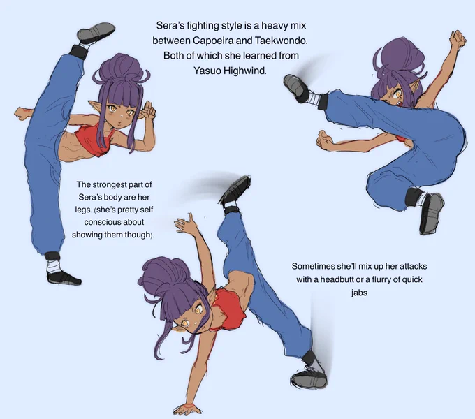 How Sera Fights! 