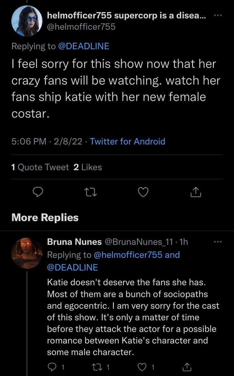 KramReceipts's tweet photo. I find it very funny that this one went from those insane supercorp’s to admiring that they see posts about supercorp even jokes like a scene that’s not even from sg as people shipping Meltie https://t.co/avit2dm5lk