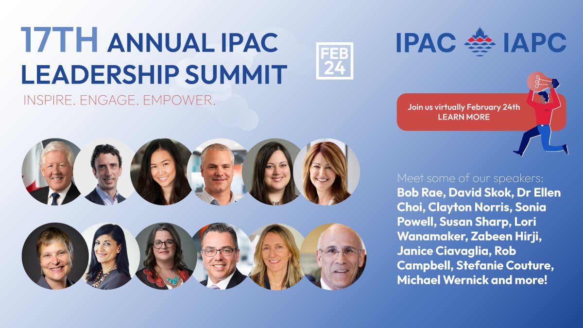 IPAC_IAPC's tweet photo. Join us virtually on February 24, 2022 to connect and learn from national public sector leaders and experts on key societal issues: Resilient Leadership, Climate Change, Managing in an Age of Disinformation, Mental Health, and more!
Register today! https://t.co/zDw2X105yH https://t.co/LUPaIVXLE0