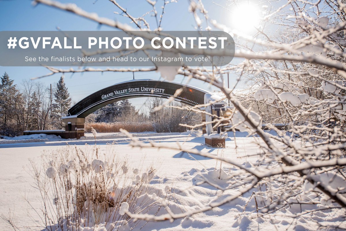 GVSU's tweet photo. We've chosen our top five #GVWinter Photo Contest entries - now it's up to you to pick the three winners!
Voting ends tomorrow night (Thursday 2/10) at midnight! Head over to our Instagram to vote: https://t.co/VkMH3wS1FX https://t.co/SgmRkcxXZa