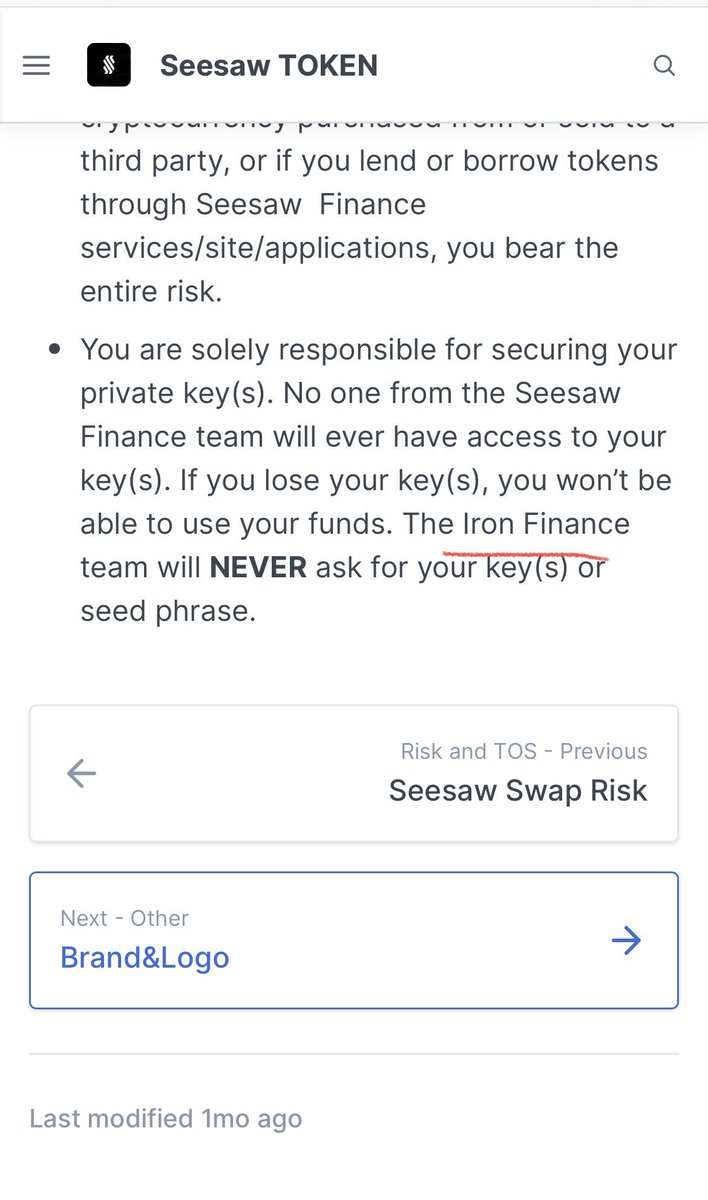 FasaMike's tweet photo. @PeteBak24619115 @SEESAWPROTOCOL And they cited another group in the whitepaper. @IronFinance https://t.co/74DOrM71dF